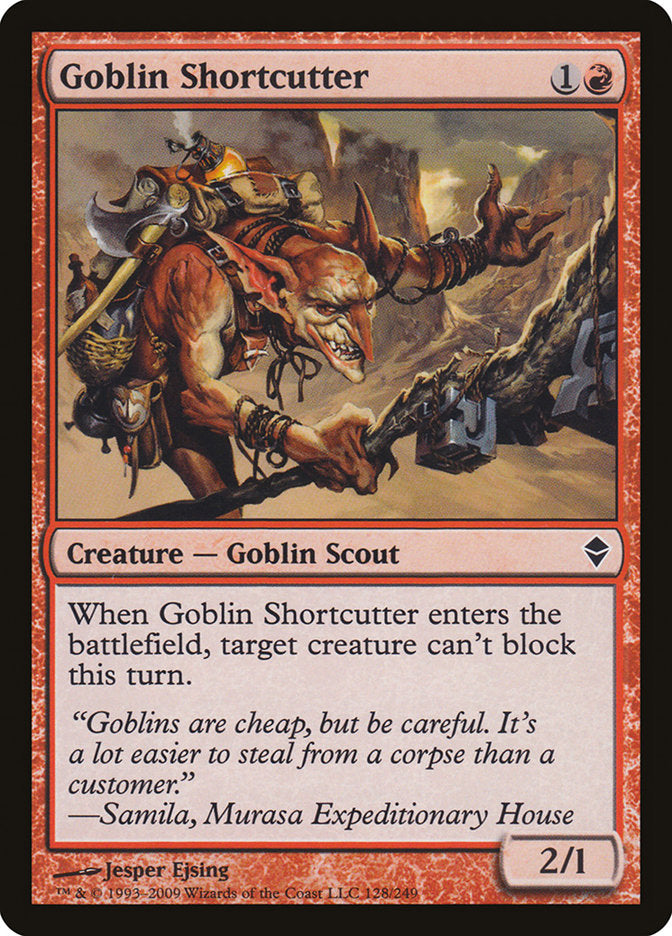 Goblin Shortcutter [Zendikar] | L.A. Mood Comics and Games