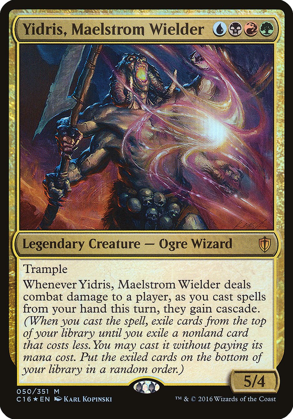 Yidris, Maelstrom Wielder (Oversized) [Commander 2016 Oversized] | L.A. Mood Comics and Games