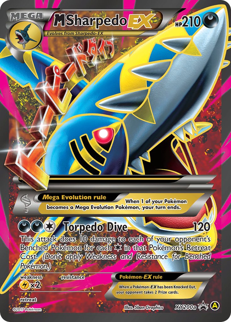 M Sharpedo EX (XY200a) [Alternate Art Promos] | L.A. Mood Comics and Games