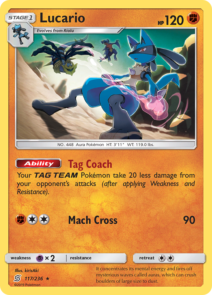 Lucario (117/236) [Sun & Moon: Unified Minds] | L.A. Mood Comics and Games