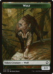 Wolf // Mordenkainen Emblem Double-Sided Token [Dungeons & Dragons: Adventures in the Forgotten Realms Tokens] | L.A. Mood Comics and Games