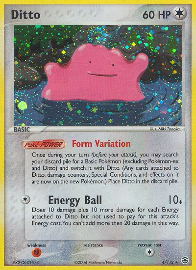 Ditto (4/112) [EX: FireRed & LeafGreen] | L.A. Mood Comics and Games