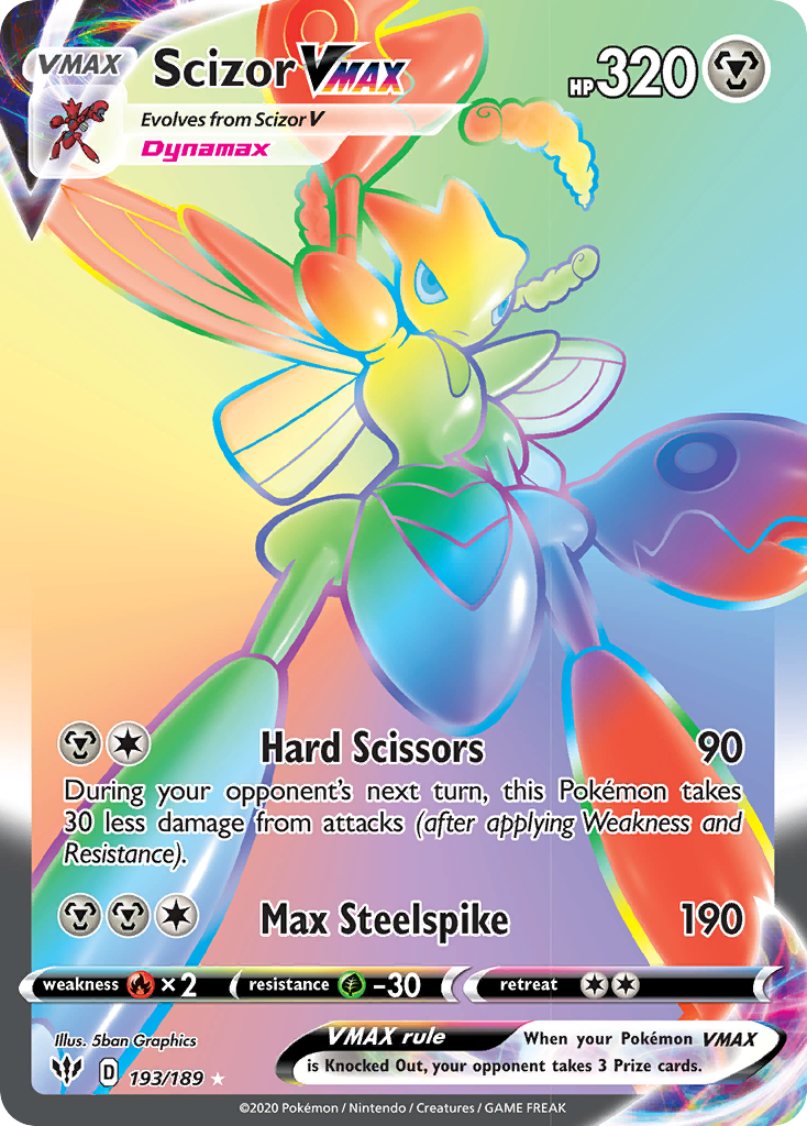 Scizor VMAX (193/189) [Sword & Shield: Darkness Ablaze] | L.A. Mood Comics and Games