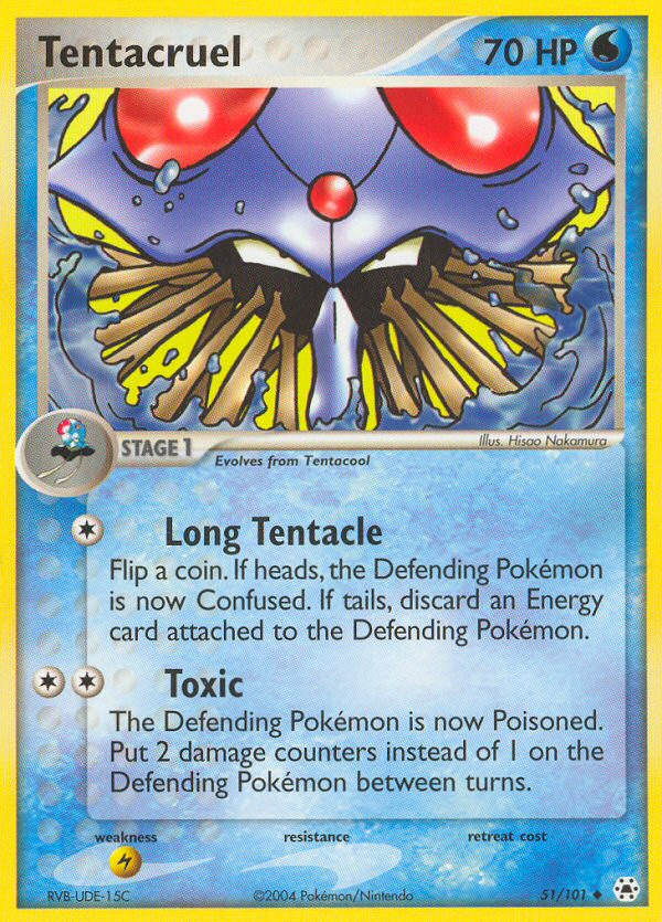 Tentacruel (51/101) [EX: Hidden Legends] | L.A. Mood Comics and Games