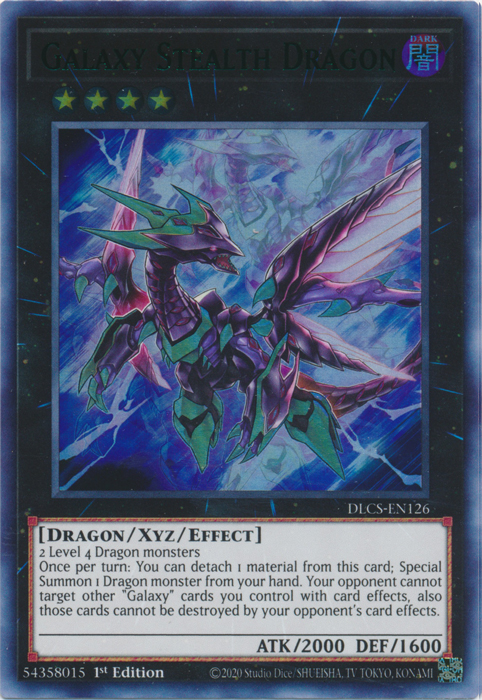 Galaxy Stealth Dragon (Green) [DLCS-EN126] Ultra Rare | L.A. Mood Comics and Games
