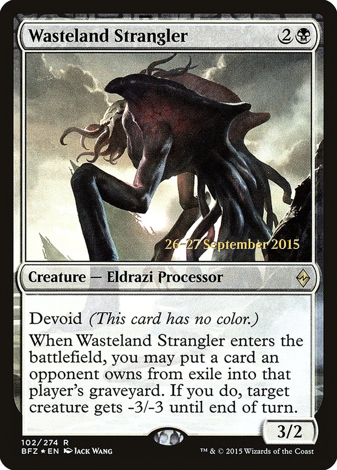 Wasteland Strangler [Battle for Zendikar Prerelease Promos] | L.A. Mood Comics and Games