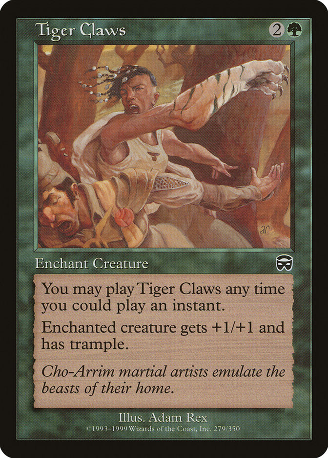 Tiger Claws [Mercadian Masques] | L.A. Mood Comics and Games