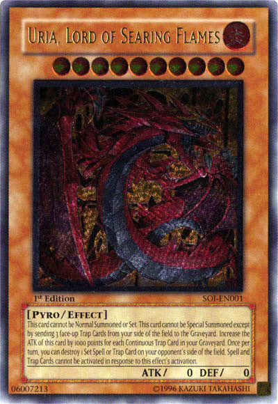 Uria, Lord of Searing Flames (UTR) [SOI-EN001] Ultimate Rare | L.A. Mood Comics and Games