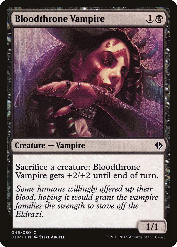 Bloodthrone Vampire [Duel Decks: Zendikar vs. Eldrazi] | L.A. Mood Comics and Games