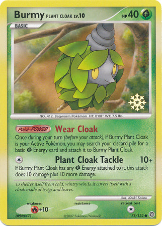 Burmy Plant Cloak (78/132) [Countdown Calendar Promos] | L.A. Mood Comics and Games