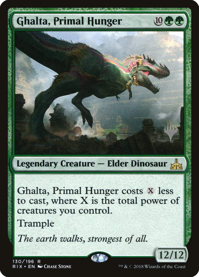 Ghalta, Primal Hunger (Promo Pack) [Rivals of Ixalan Promos] | L.A. Mood Comics and Games