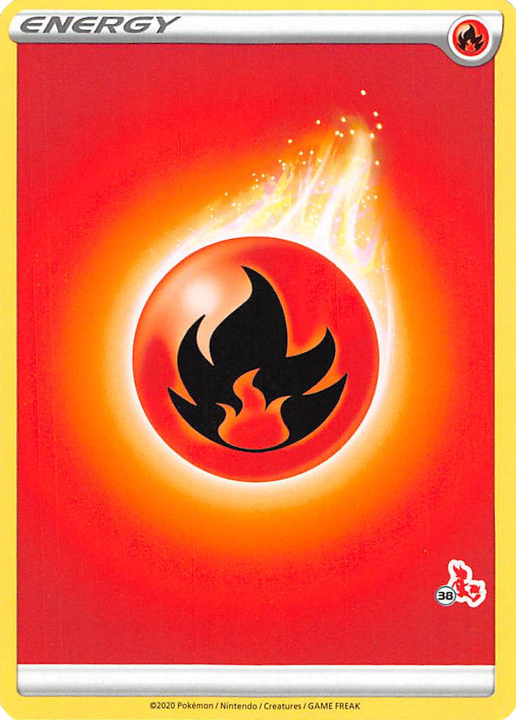 Fire Energy (Cinderace Stamp #38) [Battle Academy 2022] | L.A. Mood Comics and Games