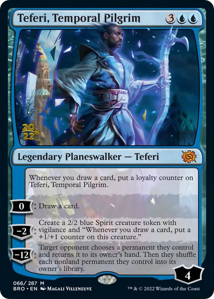 Teferi, Temporal Pilgrim [The Brothers' War Prerelease Promos] | L.A. Mood Comics and Games