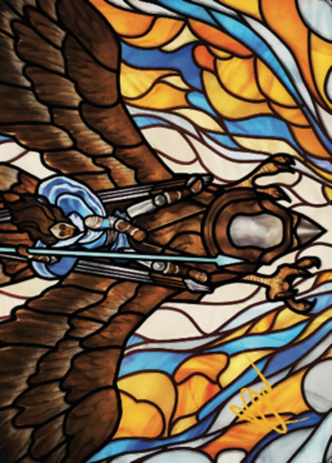 Tura Kennerud, Skyknight Art Card (Gold-Stamped Signature) [Dominaria United Art Series] | L.A. Mood Comics and Games