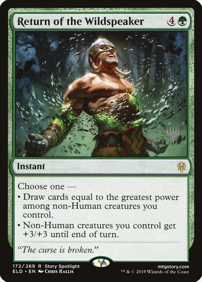Return of the Wildspeaker (Promo Pack) [Throne of Eldraine Promos] | L.A. Mood Comics and Games