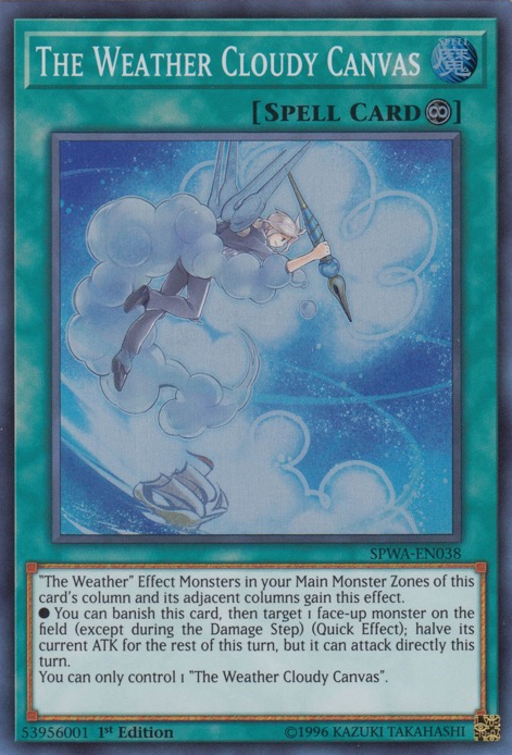The Weather Cloudy Canvas [SPWA-EN038] Super Rare | L.A. Mood Comics and Games