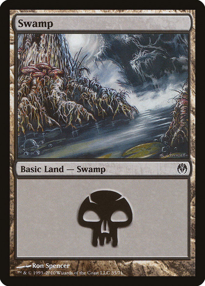 Swamp (35) [Duel Decks: Phyrexia vs. the Coalition] | L.A. Mood Comics and Games