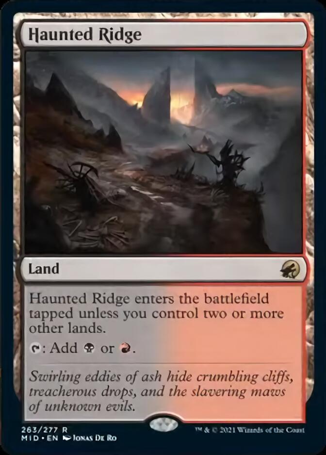 Haunted Ridge [Innistrad: Midnight Hunt] | L.A. Mood Comics and Games