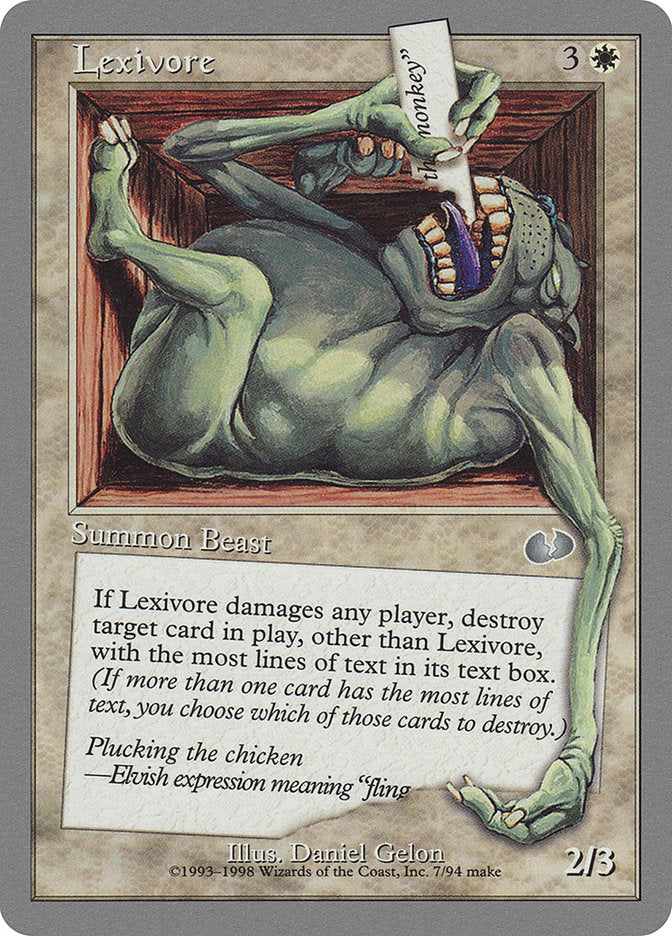 Lexivore [Unglued] | L.A. Mood Comics and Games