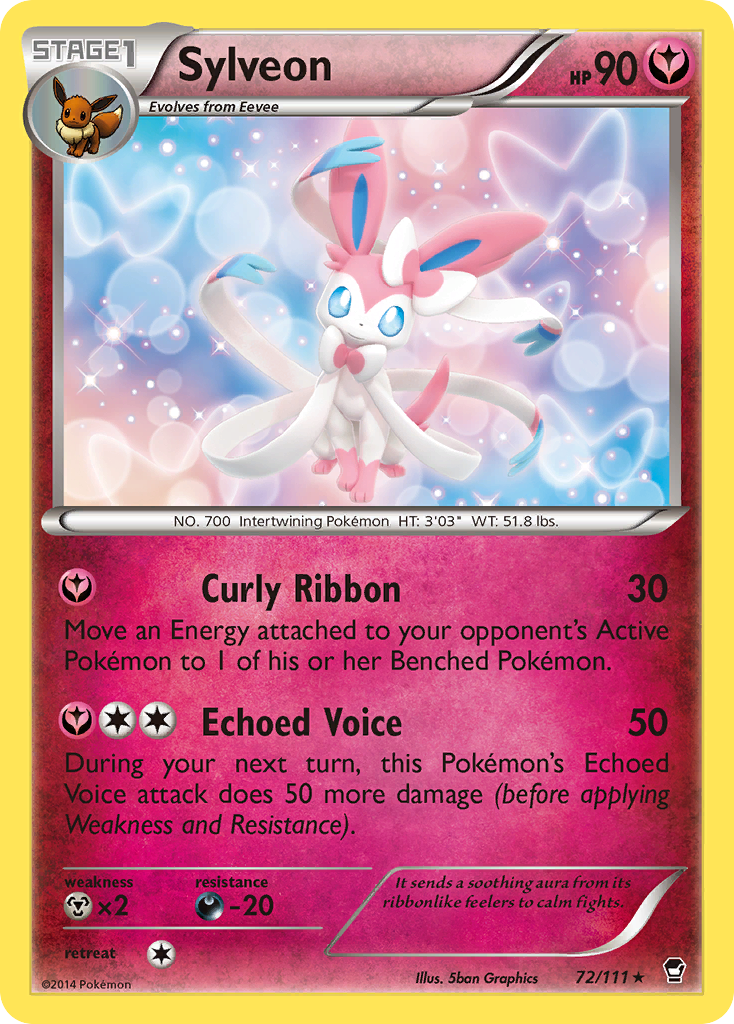 Sylveon (72/111) [XY: Furious Fists] | L.A. Mood Comics and Games