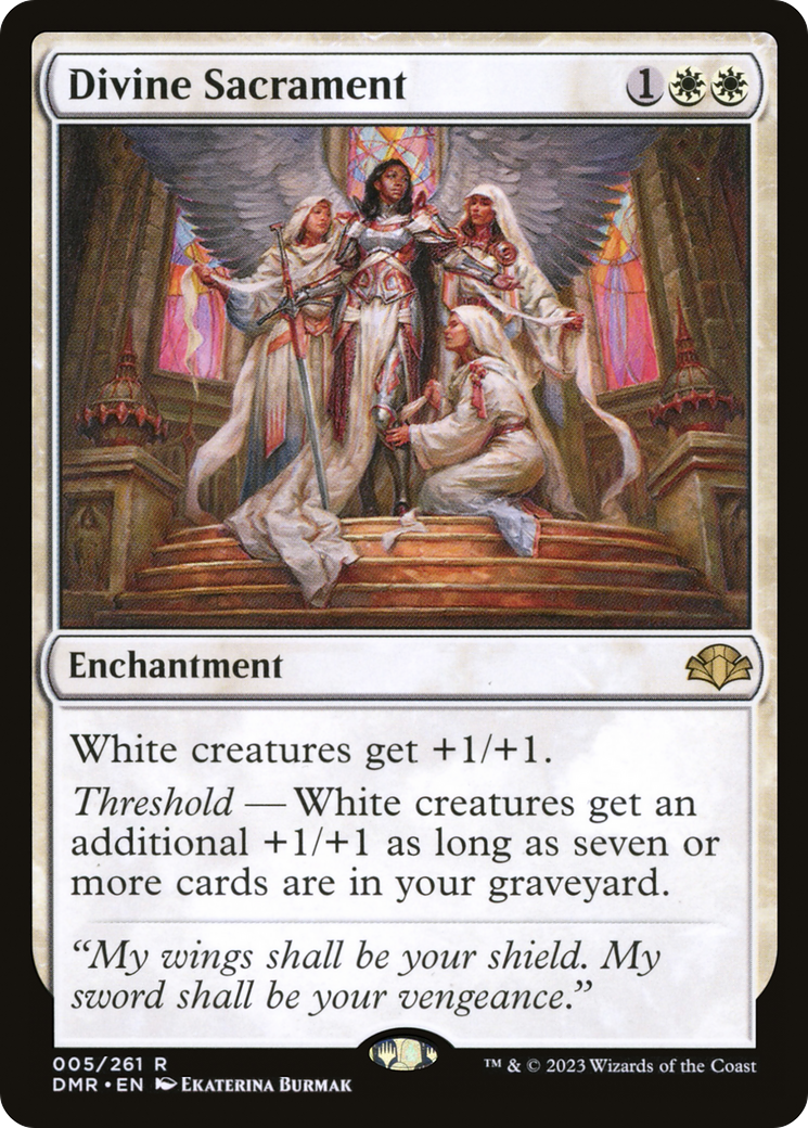 Divine Sacrament [Dominaria Remastered] | L.A. Mood Comics and Games