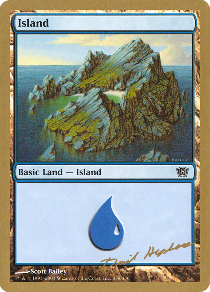 Island (dh338) (Dave Humpherys) [World Championship Decks 2003] | L.A. Mood Comics and Games
