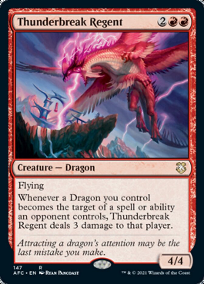 Thunderbreak Regent [Dungeons & Dragons: Adventures in the Forgotten Realms Commander] | L.A. Mood Comics and Games