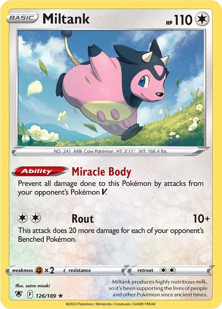 Miltank (126/189) [Sword & Shield: Astral Radiance] | L.A. Mood Comics and Games