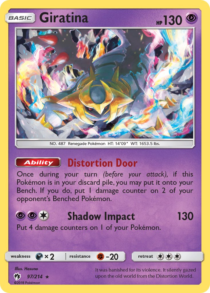 Giratina (97/214) (Theme Deck Exclusive) [Sun & Moon: Lost Thunder] | L.A. Mood Comics and Games