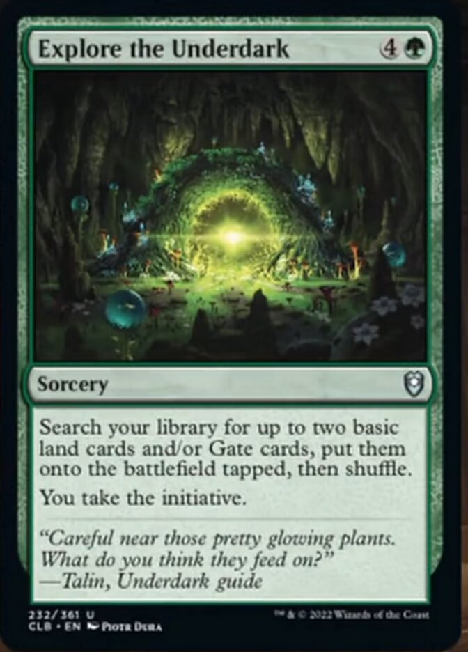 Explore the Underdark [Commander Legends: Battle for Baldur's Gate] | L.A. Mood Comics and Games