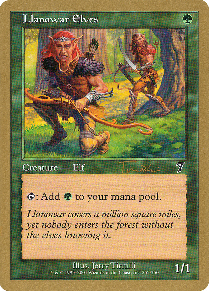 Llanowar Elves (Jan Tomcani) [World Championship Decks 2001] | L.A. Mood Comics and Games