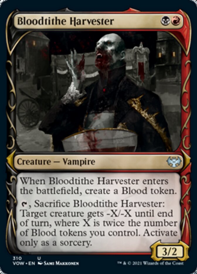 Bloodtithe Harvester (Showcase Fang Frame) [Innistrad: Crimson Vow] | L.A. Mood Comics and Games