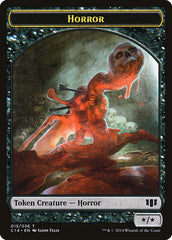 Horror // Zombie (016/036) Double-Sided Token [Commander 2014 Tokens] | L.A. Mood Comics and Games