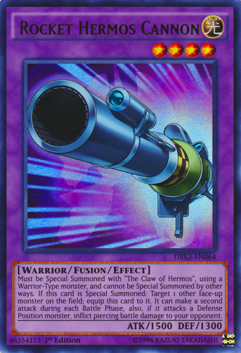 Rocket Hermos Cannon [DRL3-EN064] Ultra Rare | L.A. Mood Comics and Games