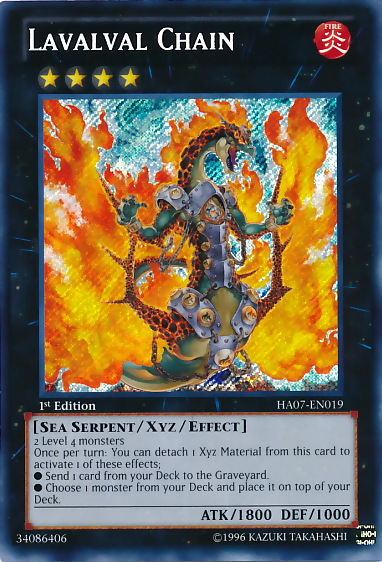 Lavalval Chain [HA07-EN019] Secret Rare | L.A. Mood Comics and Games