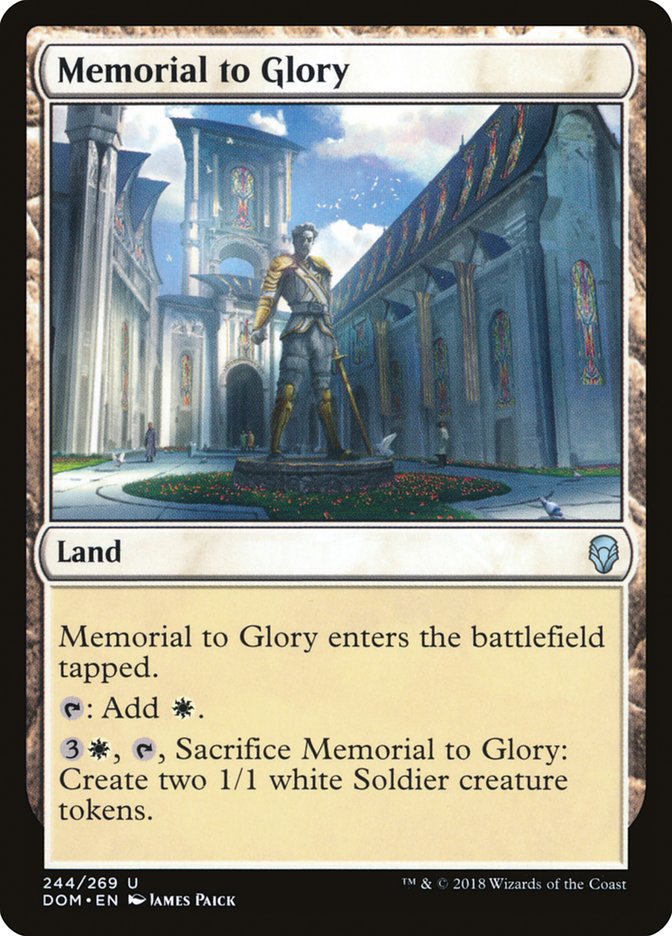 Memorial to Glory [Dominaria] | L.A. Mood Comics and Games