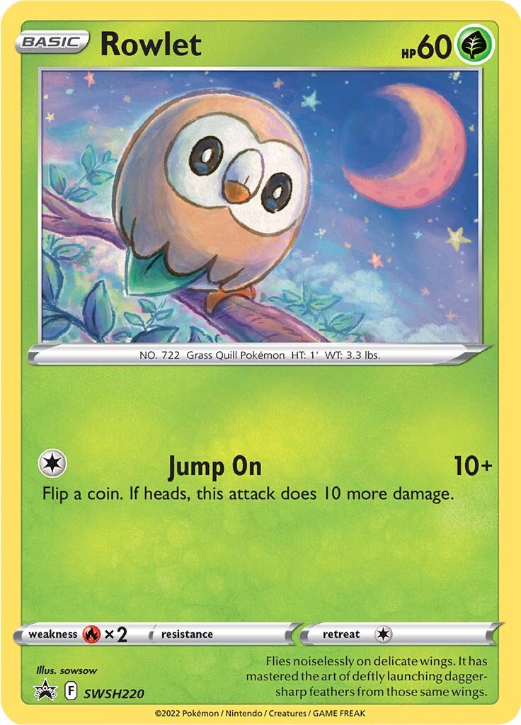 Rowlet (SWSH220) [Sword & Shield: Black Star Promos] | L.A. Mood Comics and Games