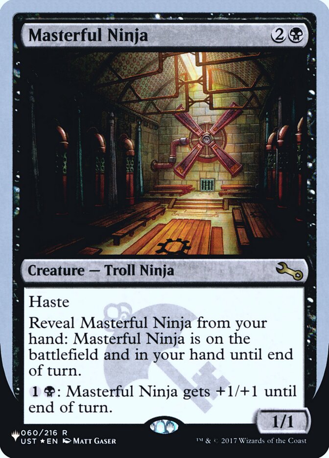 Masterful Ninja (Unfinity Foil Edition) [The List] | L.A. Mood Comics and Games