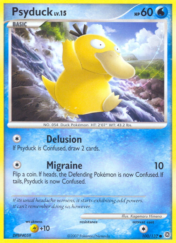 Psyduck (100/132) [Diamond & Pearl: Secret Wonders] | L.A. Mood Comics and Games