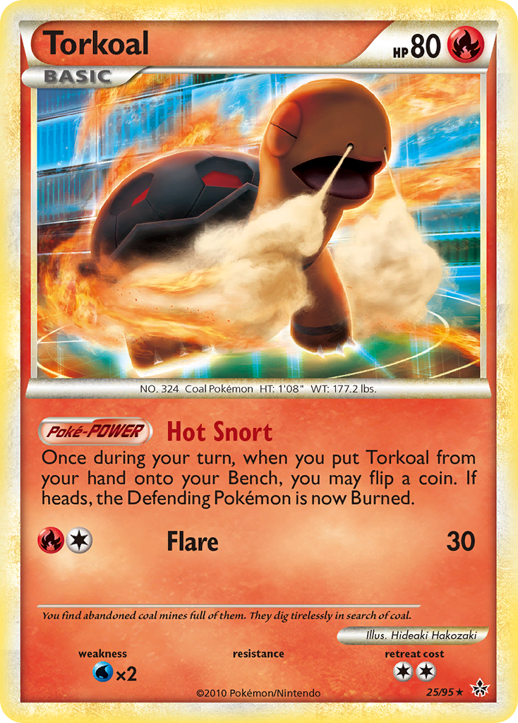 Torkoal (25/95) [HeartGold & SoulSilver: Unleashed] | L.A. Mood Comics and Games