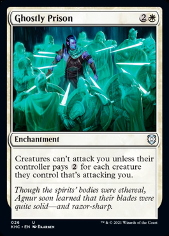 Ghostly Prison [Kaldheim Commander] | L.A. Mood Comics and Games