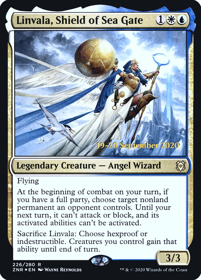 Linvala, Shield of Sea Gate [Zendikar Rising Prerelease Promos] | L.A. Mood Comics and Games