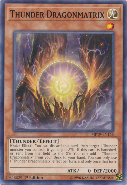Thunder Dragonmatrix [MP19-EN166] Common | L.A. Mood Comics and Games