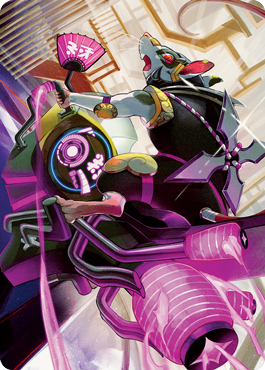 Nashi, Moon Sage's Scion Art Card [Kamigawa: Neon Dynasty Art Series] | L.A. Mood Comics and Games