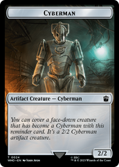 Human (0006) // Cyberman Double-Sided Token [Doctor Who Tokens] | L.A. Mood Comics and Games