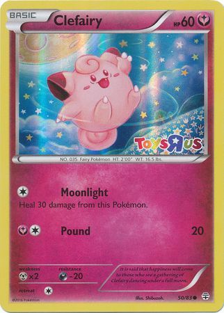 Clefairy (50/83) (Toys R Us Promo) [XY: Generations] | L.A. Mood Comics and Games