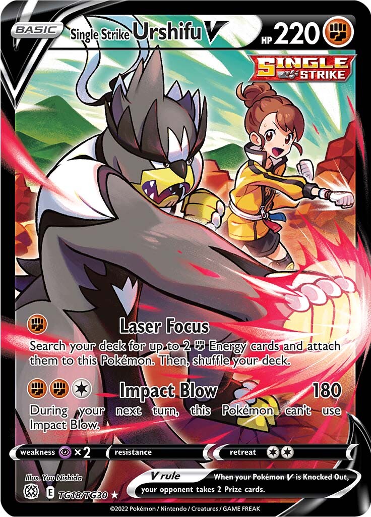 Single Strike Urshifu V (TG18/TG30) [Sword & Shield: Brilliant Stars] | L.A. Mood Comics and Games