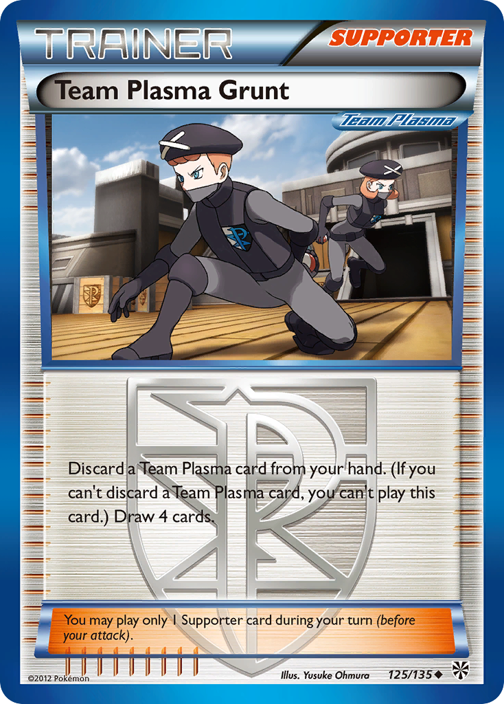 Team Plasma Grunt (125/135) [Black & White: Plasma Storm] | L.A. Mood Comics and Games