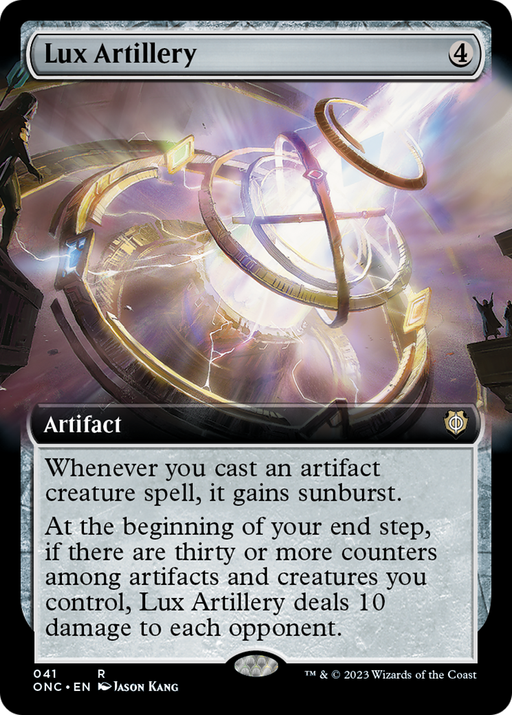 Lux Artillery (Extended Art) [Phyrexia: All Will Be One Commander] | L.A. Mood Comics and Games