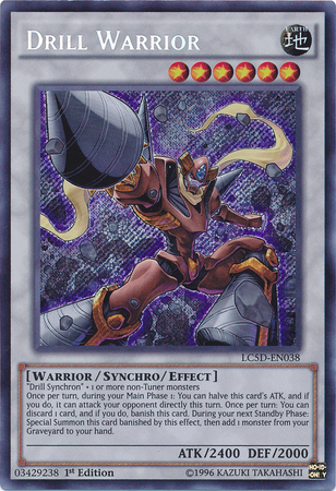 Drill Warrior [LC5D-EN038] Secret Rare | L.A. Mood Comics and Games